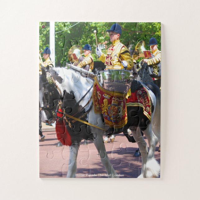 Royal Horse Parade The Mall London Puzzle (Vertikal)