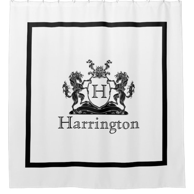 Royal Horse Wappen Duschvorhang (Vorderseite)