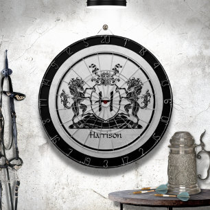 Royal Horse Wappen Monogram Dartscheibe