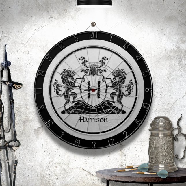 Royal Horse Wappen Monogram Dartscheibe (Von Creator hochgeladen)