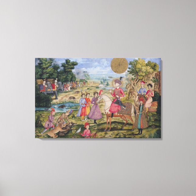 Royal Hunt aus Isfahan, Iran Leinwanddruck (Vorderseite)