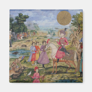 Royal Hunt aus Isfahan, Iran Magnet