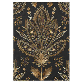 Royal Indian Luxury Black & Gold Tischdecke