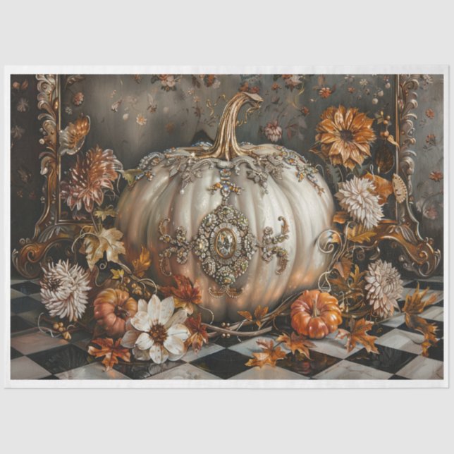 Royal Jeweled Pumpkin Seidenpapier (Vorderseite)