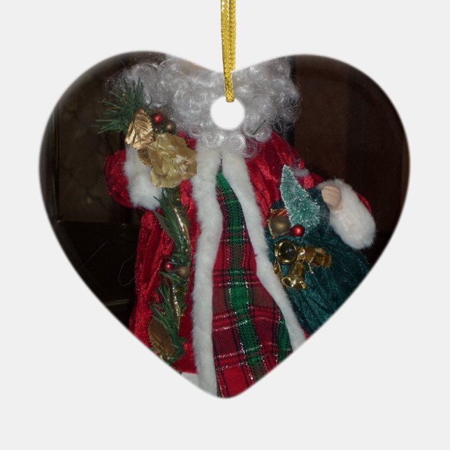 Royal Kariert Santa Collection Keramikornament (Vorne)