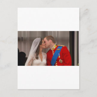 Royal Kiss Prince William und Princess Kate Postkarte