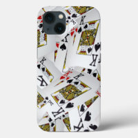 "Royal Layer: A Stack of Kings Poker Cards"