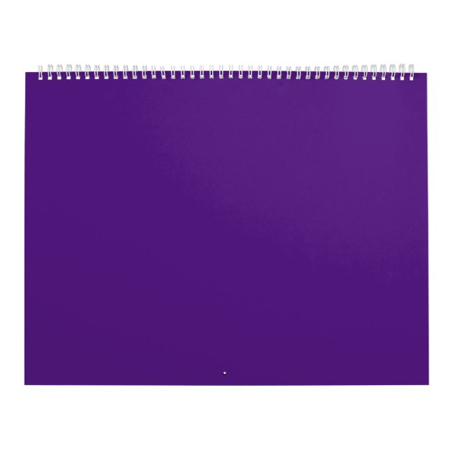 Royal Lila #52187E, grau Lila Kalender (Titelbild)