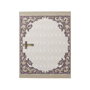Royal Lila Cross Notizblock