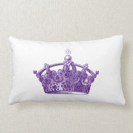 Royal Lila Crown Lendenkissen