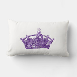 Royal Lila Crown Lendenkissen