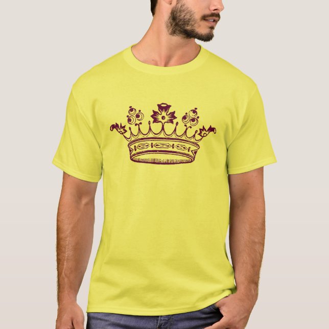 Royal Lila Crown T-Shirt (Vorderseite)