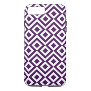 Royal Lila und White Meander Case-Mate iPhone Hülle