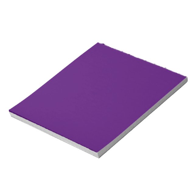 Royal lila (Vollfarbe) Notizblock (Rotiert)