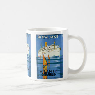 Royal Mail "Atlantis Cruises" Tasse