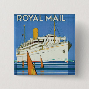 Royal Mail "Atlantis kreuzt " Button