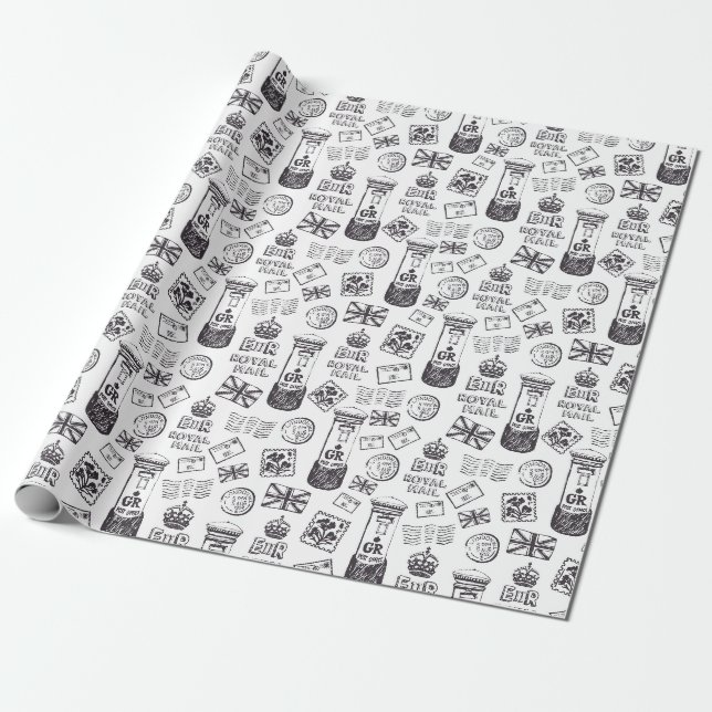 Royal Mail Geschenkpapier (Ungerollt)