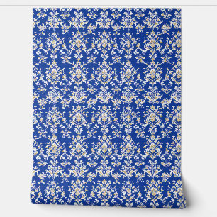 Royal Majesty Petite - Cobalt Blue, Gold, White Tapete
