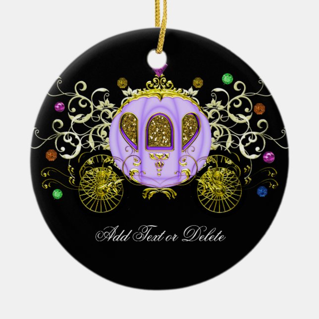 Royal Mardi Gras Carriage - SRF Keramik Ornament (Vorne)