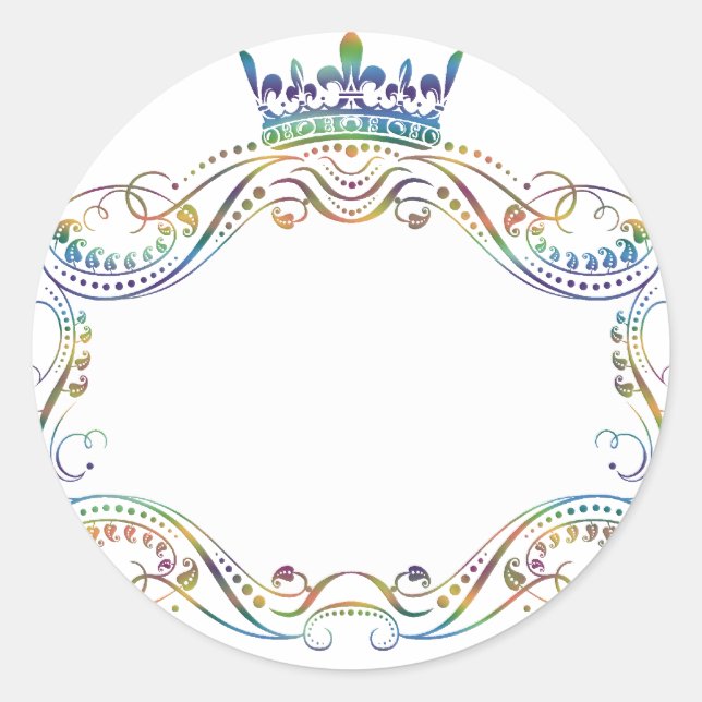 Royal Medallion mit Crown Stickers (Vorderseite)