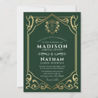 Royal Medieval Fantasy Monogram Wedding