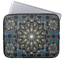 Royal Midnight & Gold Geometrisches Mosaik