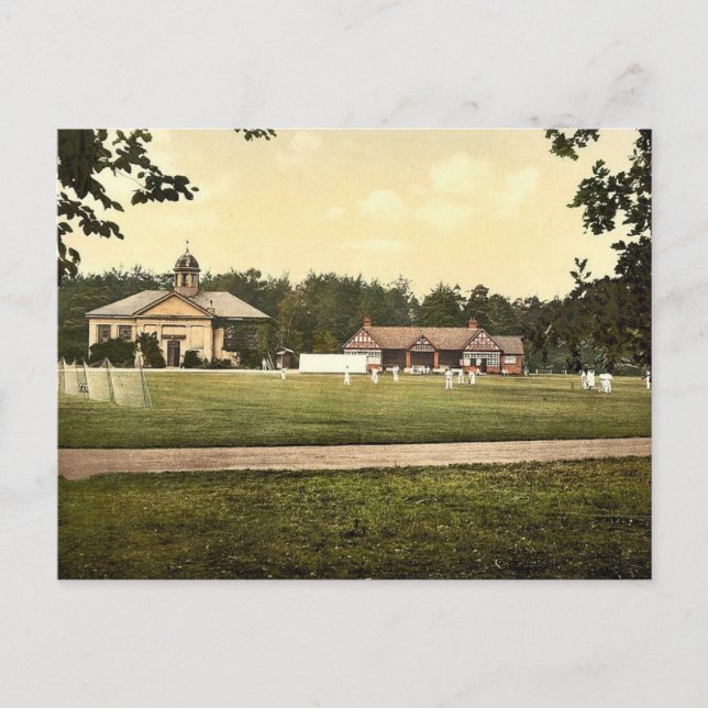 Royal Military Uni, Cricketgelände, Sandhurst Postkarte (Vorderseite)