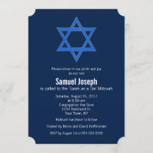 Royal Navy Blue Gold Star von David Bar Mitzvah