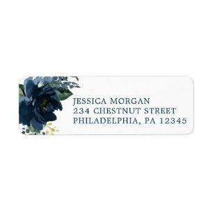 Royal Navy Return Address Label