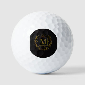"Royal NMKY Emblem – Monogram M Crest Design" Golfball
