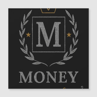 "Royal NMKY Emblem – Monogram M Crest Design" Magnetkarte