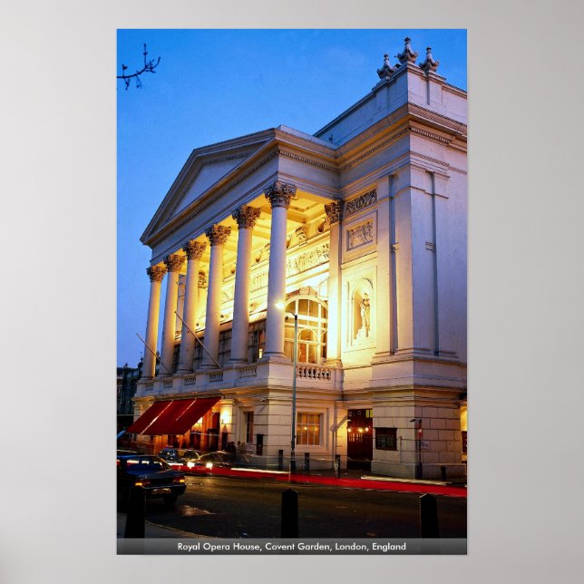 Royal Opera House, Covent Garden, London, England Poster (Vorne)