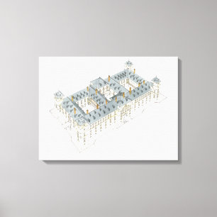 Royal Palace von EL Pardo. Madrid Spanien Leinwanddruck