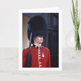 Royal Palast Guard Faltenblank Grußkarte Karte