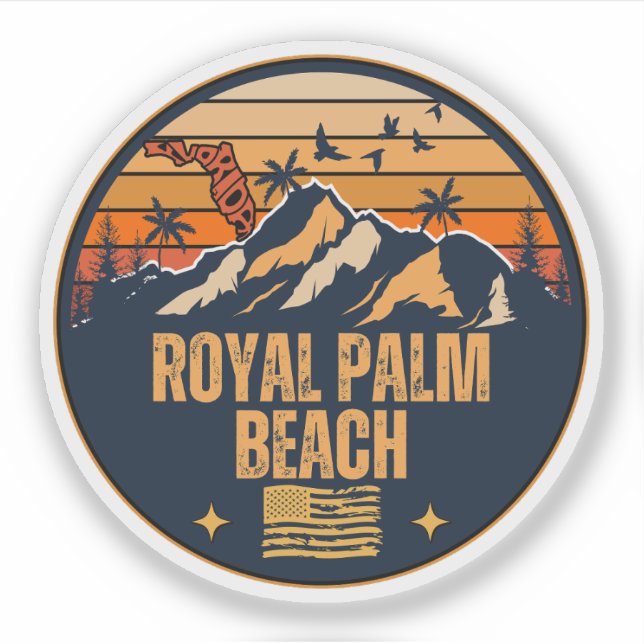 Royal Palm Beach, Florida Aufkleber (Vorderseite)