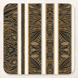 Royal Palm Rechteckiger Pappuntersetzer