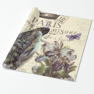 Royal Paris Pfau Geschenkpapier