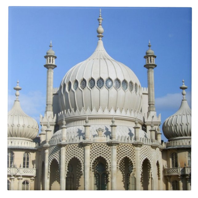 Royal Pavilion, Brighton, Sussex, England Fliese (Vorderseite)