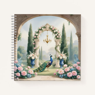 Royal Peacock Garden"Personalized SSpiral Notebook Notizbuch