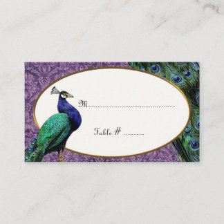 Royal Peacock Lila Platzkarte
