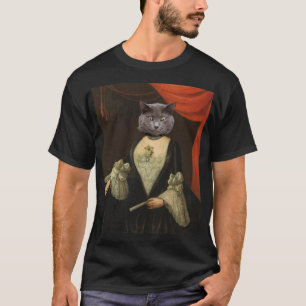 Royal Pet Portrait Funny Custom Begleiter Portrait T-Shirt