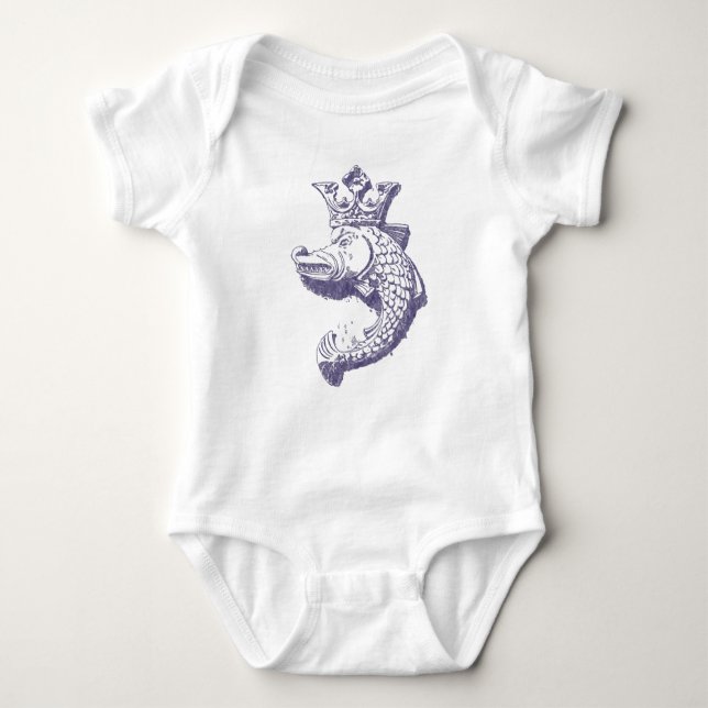 Royal Pike Baby Strampler (Vorderseite)