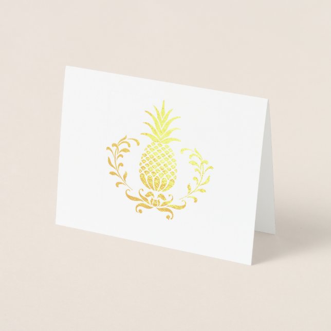 Royal Pineapa Note Card Folienkarte (Vorderseite)