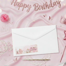 Royal Pink Princess Castle Unicorn 4th Birthday 