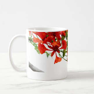 Royal Poinciana,Gulmohar Floral Classic Mug Kaffeetasse