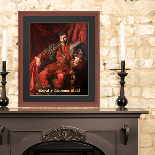 Royal Portrait Custom Personalisiert Foto Verziert Poster
