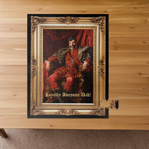 Royal Portrait Custom Personalisiert Foto Verziert Puzzle