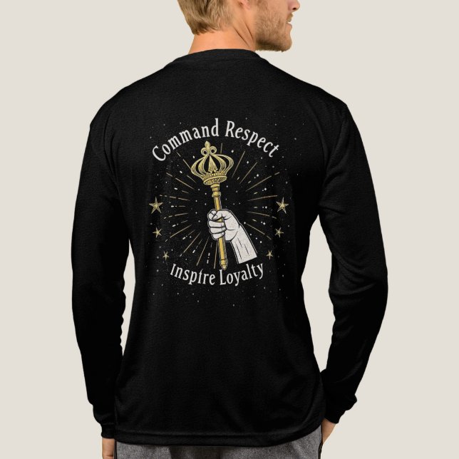 Royal Power & LoyaltyT-Shirt Tri-Blend Shirt (Rückseite)