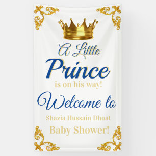 Royal Prince Baby Duschbanner Banner