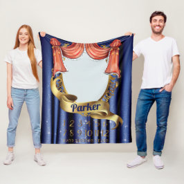 Royal Prince Baby Milestone Fleecedecke